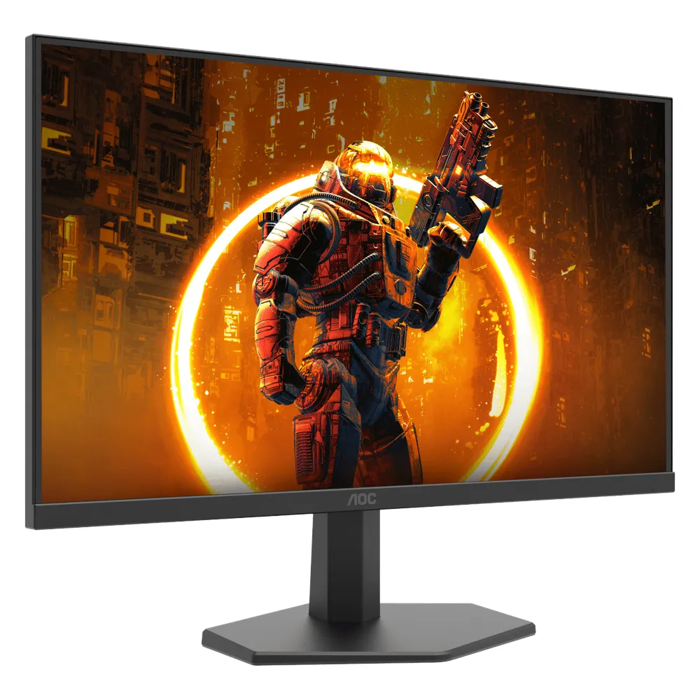 شاشة الألعاب AOC 27G11ZE2، مقاس 27 بوصة بدقة FHD (1920 × 1080)، ومعدل تحديث 240 هرتز، ومقاومة للتوهج، وزمن استجابة 1 مللي ثانية (GTG)، ومنفذ HDMI، ومنفذ DisplayPort، وحامل قابل للتعديل بالإمالة، باللونين الأسود والأحمر، وضمان لمدة عام واحد | 27G11ZE2
