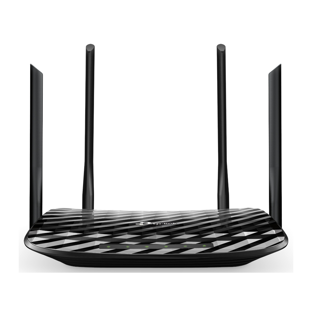 راوتر TP-Link Archer AC1200 Wireless MU-MIMO Gigabit، 2.4 GHz حتى 300 Mbps، 5 GHz Up to 867 Mbps، 4× Fixed High-Performance Antennas، Multiple LAN Ports، 3 Bedroom Houses Coverage، OneMesh Supported، ضمان سنة واحدة | ARCHER-A6