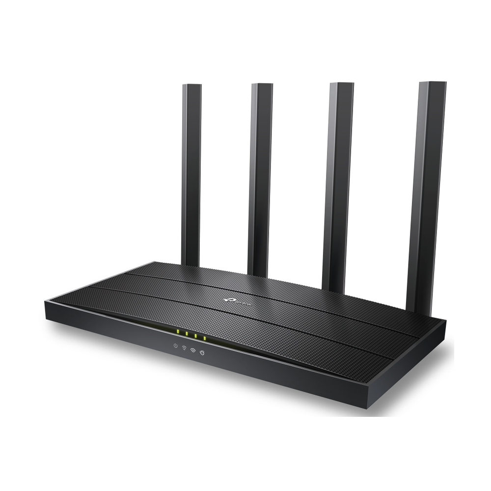راوتر TP-Link Archer AX1500 Wi-Fi 6، نطاق 5 جيجاهرتز بسرعة تصل إلى 1201 ميجابت في الثانية، نطاق 2.4 جيجاهرتز بسرعة تصل إلى 300 ميجابت في الثانية، 4 هوائيات ثابتة عالية الأداء، تغطية للمنازل ذات 2-3 غرف نوم، ضمان لمدة عام واحد | ARCHER-AX12