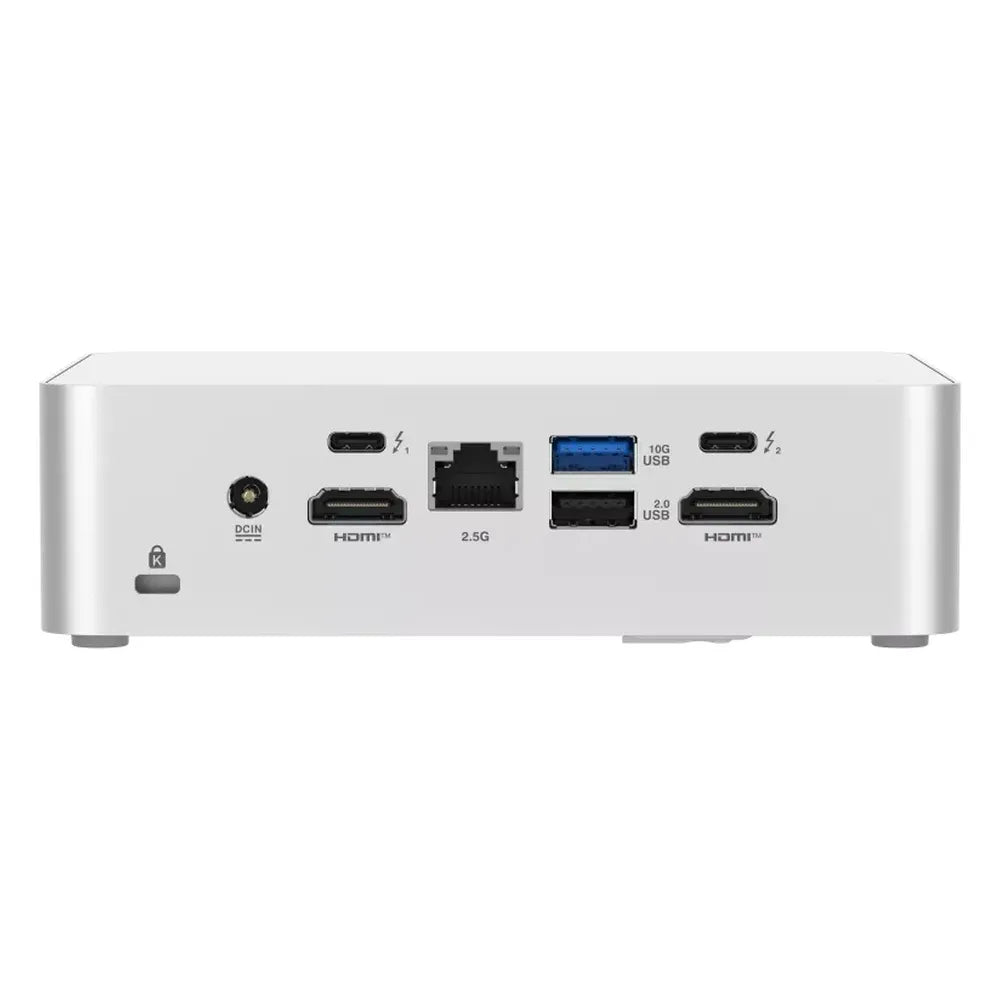 جهاز الكمبيوتر الصغير ASUS NUC 15 Pro+ Kit، معالج Intel Core Ultra 9 285H، بدون ذاكرة وصول عشوائي، بدون سعة تخزين، رسومات Intel Arc، شبكة Wi-Fi 7 وبلوتوث، نظام التشغيل DOS، ضمان سنة واحدة | 90AR00P3-M00080