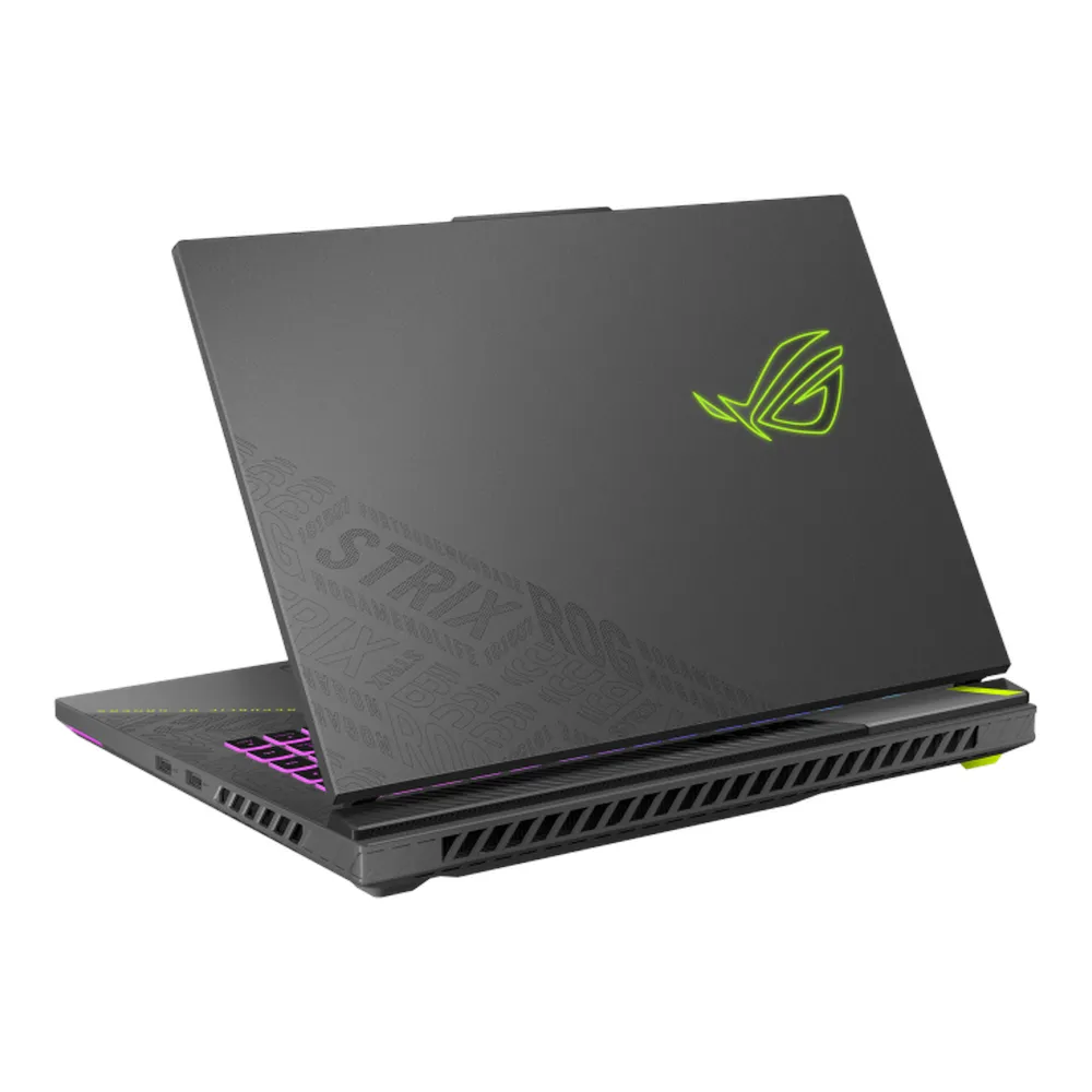 Asus ROG Strix G16 Gaming Laptop, AMD Ryzen 9 9955HX3D Processor, 32GB DDR5 RAM, 1TB SSD, NVIDIA GeForce RTX 5070 Ti 12GB GDDR7, Windows 11 Home, Wi-Fi 6E, Bluetooth v5.3, English & Arabic Backlit Keyboard, 1 Year Warranty | G614FR-G32X3D