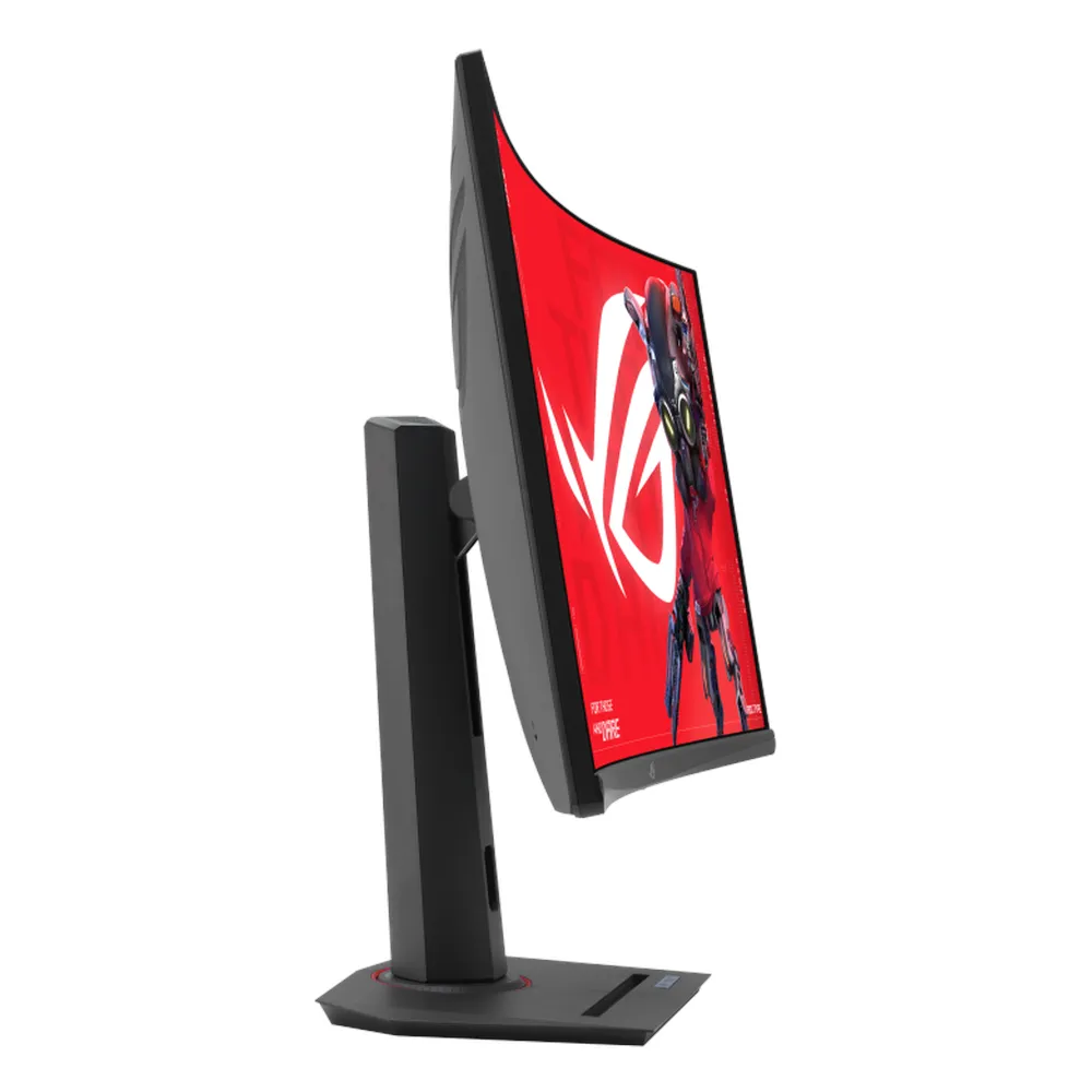 Asus ROG Strix XG32WCS Curved Gaming Monitor, 31.5" QHD (2560 x 1440) Resolution, 180Hz, Anti-glare, 1ms GtG Response Time, DP, HDMI, USB-C, Fully Adjustable Stand, Black, 1 Year Warranty | XG32WCS