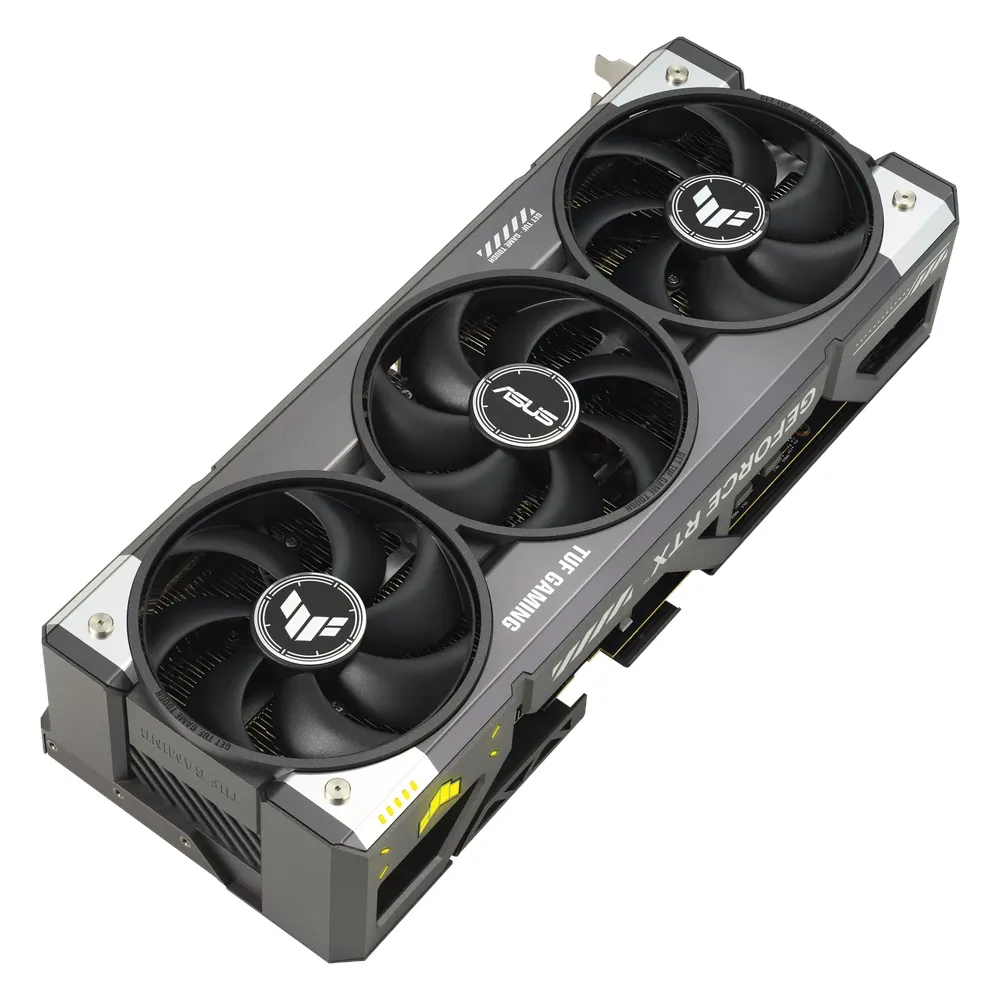 Asus TUF Gaming GeForce RTX 5080 OC Edition Graphics Card, GDDR7 16GB 256-bit Memory, HDMI 2.1b & DP 2.1b Outputs, PCI Express 5.0, 2730 MHz OC Mode Core Clock, 30 Gbps Memory Clock, 1801 AI TOPS, 1 Year Warranty | 90YV0M30-M0NA00