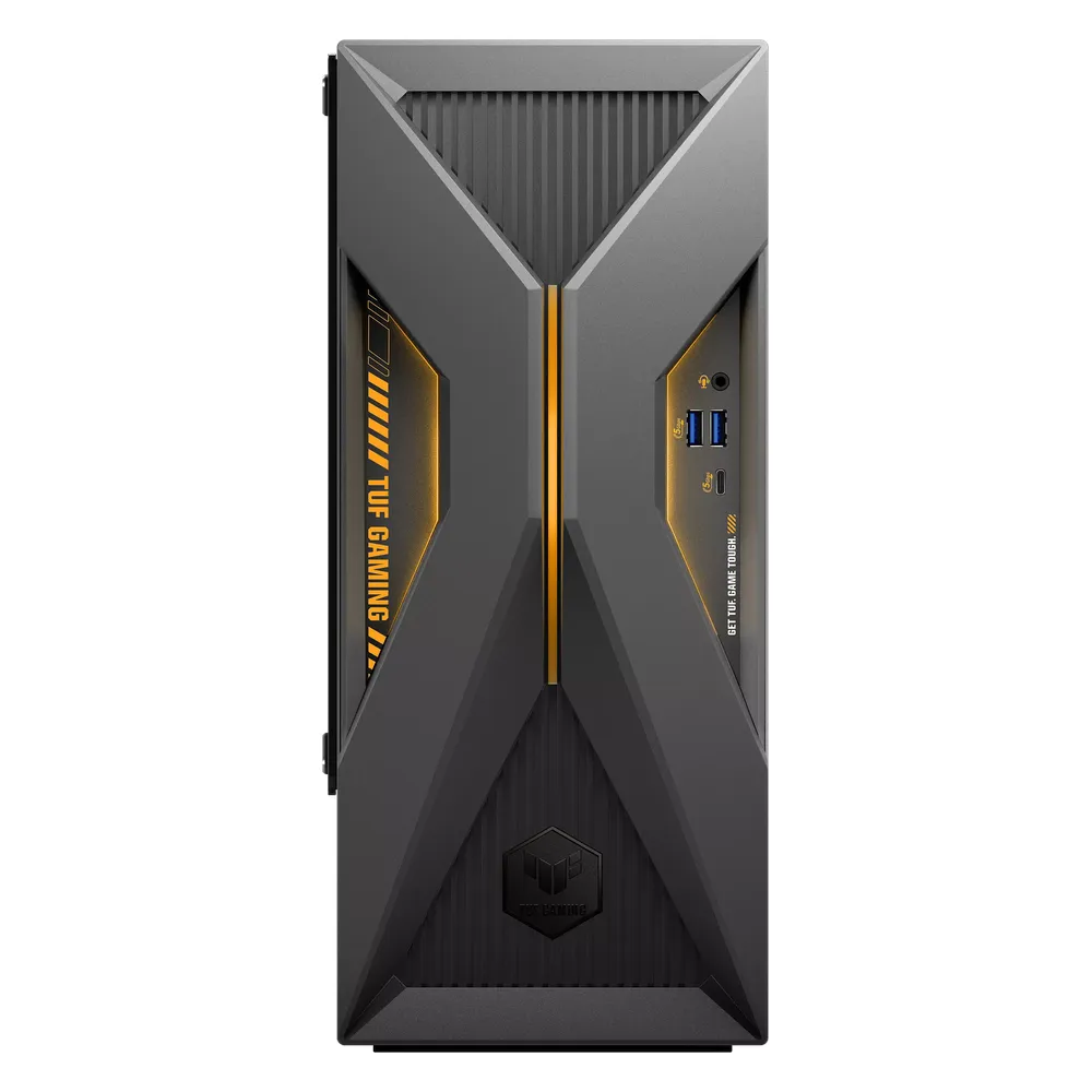 Asus TUF Gaming T500MV Tower Gaming PC, Intel Core i5-13420H Processor, 16GB RAM, 512GB SSD, Windows 11 Home, 6GB NVIDIA GeForce RTX 3050 Graphics, Mini Tower Form Factor, 330W (80+ Platinum) Power Supply, 1 Year Warranty | T500MV-13420H421W