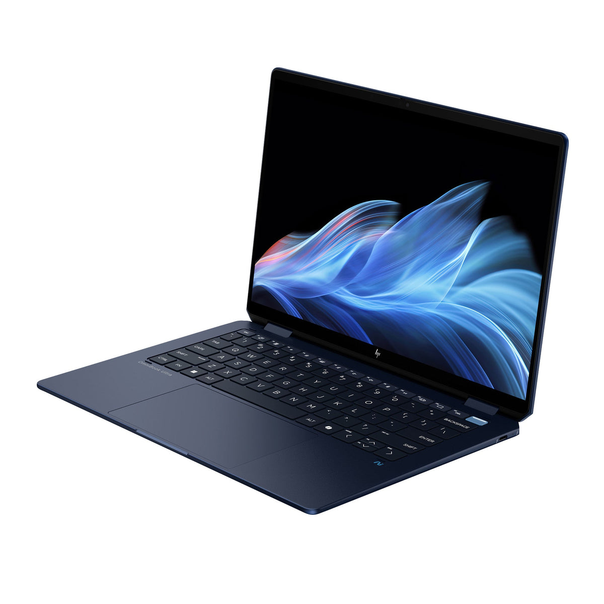لابتوب HP OmniBook Ultra Flip 14-fh0007ne، معالج Intel Core Ultra 9 288V، ذاكرة وصول عشوائي (RAM) سعة 32 جيجابايت، قرص تخزين SSD سعة 1 تيرابايت، شاشة لمس OLED مقاس 14 بوصة بدقة 3K (2880 × 1800)، ويندوز 11 هوم، لوحة مفاتيح إنجليزية، ضمان لمدة عام | B4JS1EA