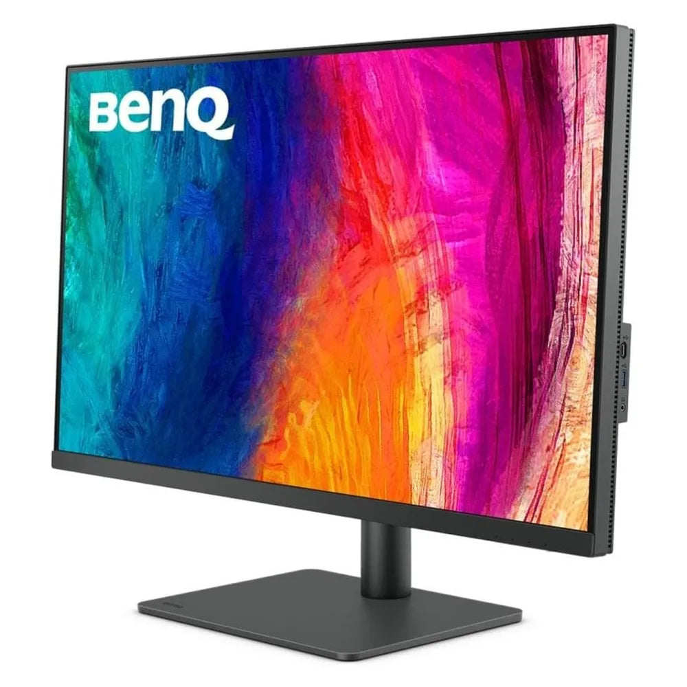 شاشة مصممين بينكيو PD3205U USB-C، مقاس 32 بوصة بدقة 4K (3840 x 2160)، 60 هرتز، مضادة للتوهج، زمن استجابة 5 مللي ثانية، HDMI، DP، USB-C، حامل قابل للتعديل بالكامل، ضمان سنة واحدة | 9H-LKGLA-TBP