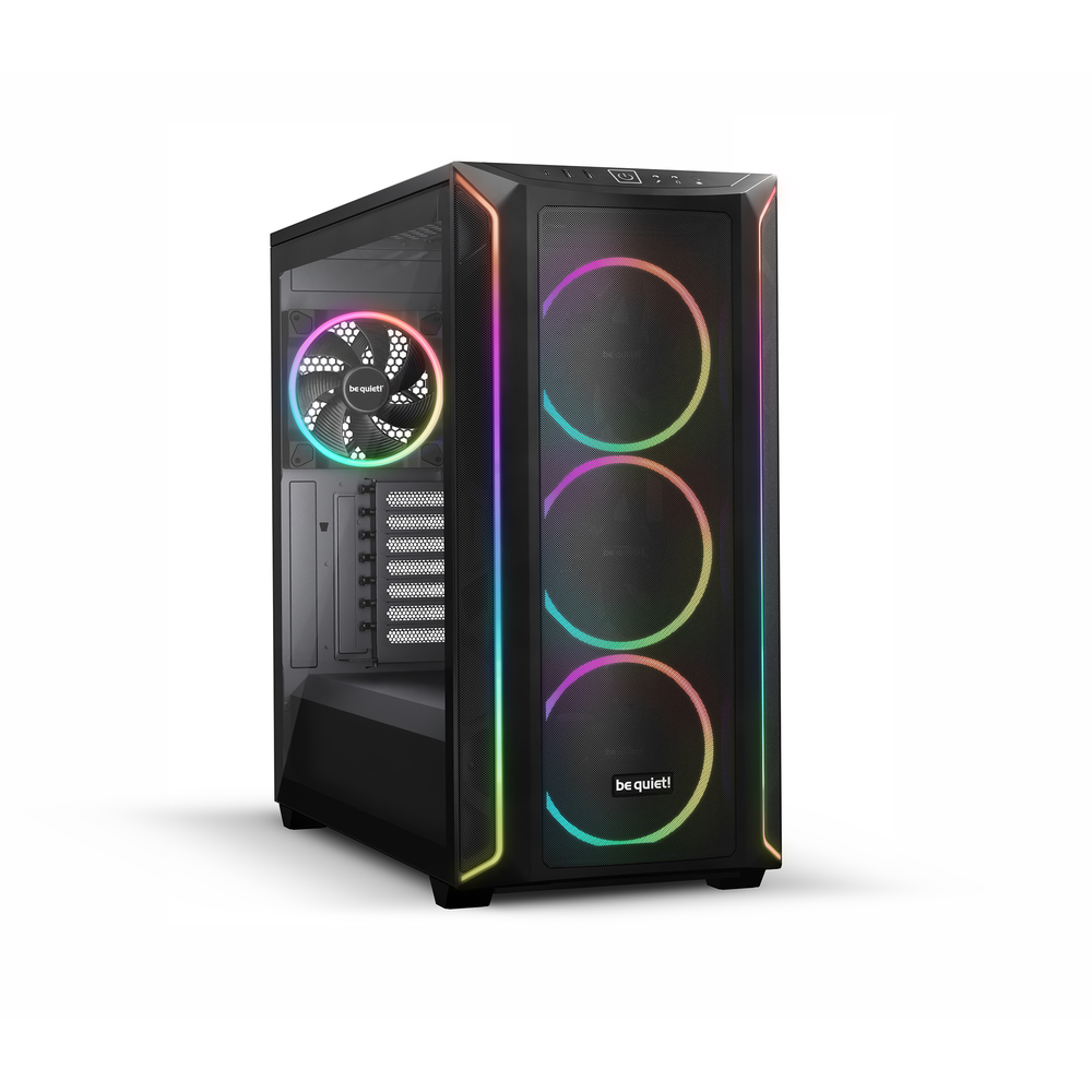 BE QUIET! Dark Base Pro 901 E-ATX PC Case, Tempered glass Side Panel, Touch-sensitive I/O panel, 3 x Silent Wings 4 PWM fans, Full Size GPU Support, USB 3.2 Gen 2, Black, 1 Year Warranty | BGW50