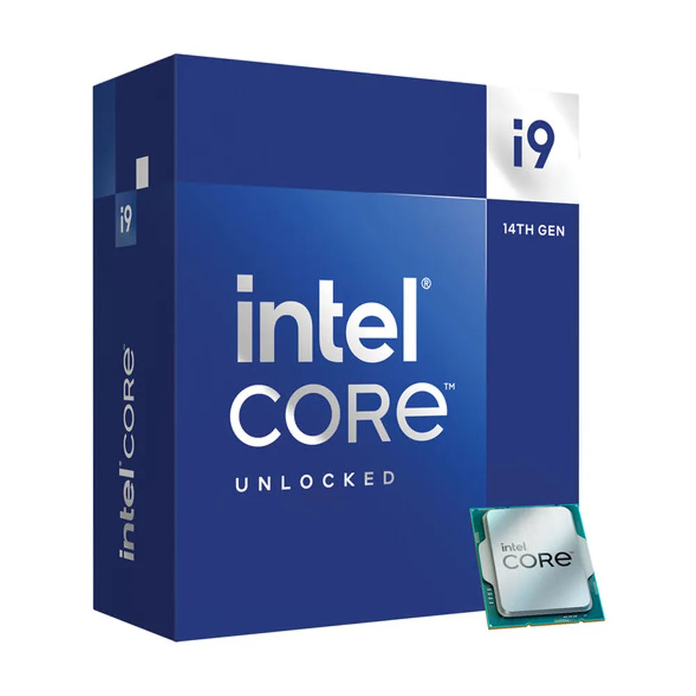 Intel Core i9-14900K Processor, 24-Core (8P+16E), Base Core Frequency 3.2 GHz, Turbo Frequency 6 GHz, 36MB L1 Cache, DDR4/DDR5, LGA1700 Socket, BOX, 1 Year Warranty | BX8071514900K