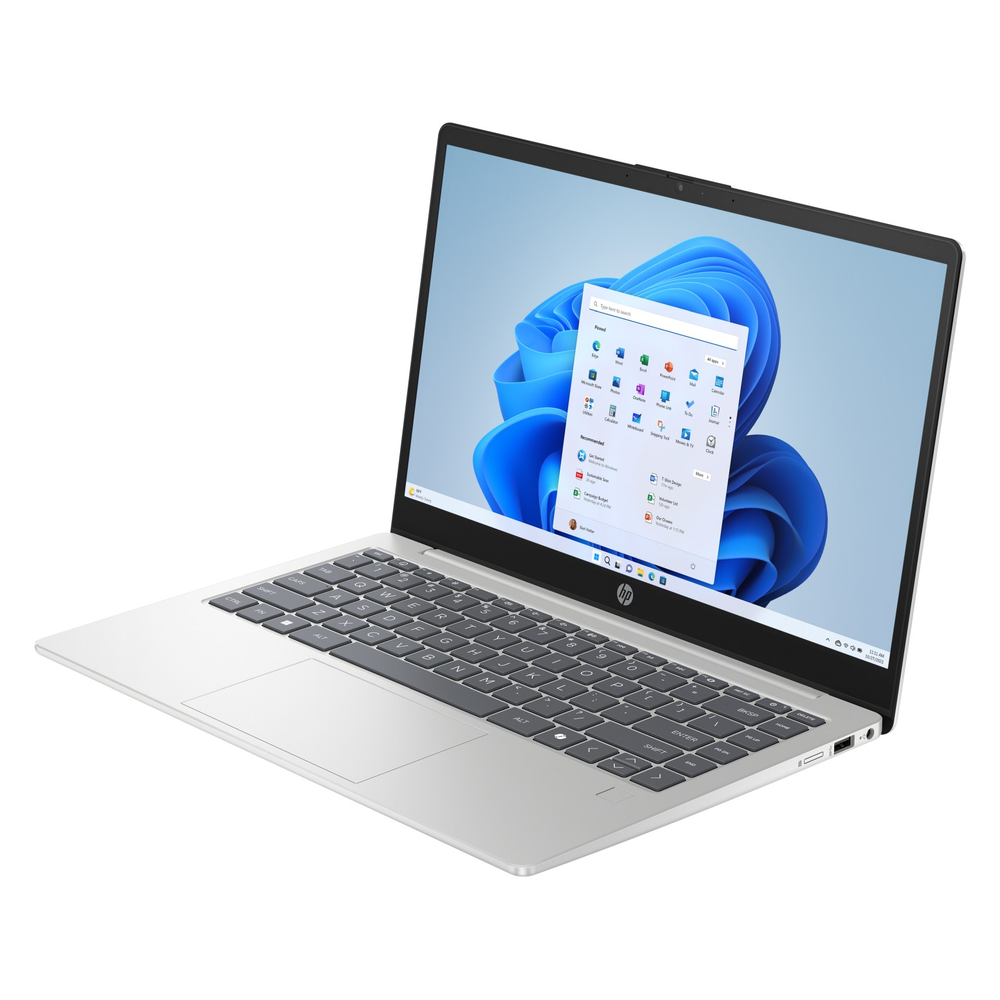 لاب توب HP 14-EP0043، معالج Intel Core i5-1334U، ذاكرة وصول عشوائي (RAM) سعة 16 جيجابايت، قرص صلب (SSD) سعة 512 جيجابايت، شاشة FHD مقاس 14 بوصة، نظام تشغيل Windows 11 Home، لوحة مفاتيح بإضاءة خلفية باللغتين الإنجليزية والعربية، ضمان سنة واحدة | BZ6A9EA