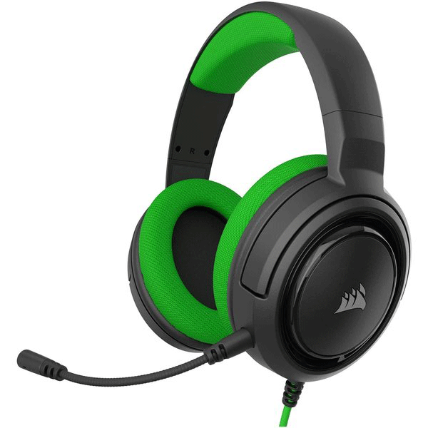CORSAIR HEADSET Hs35 Stereo Green Gaming | CA-9011195-EU