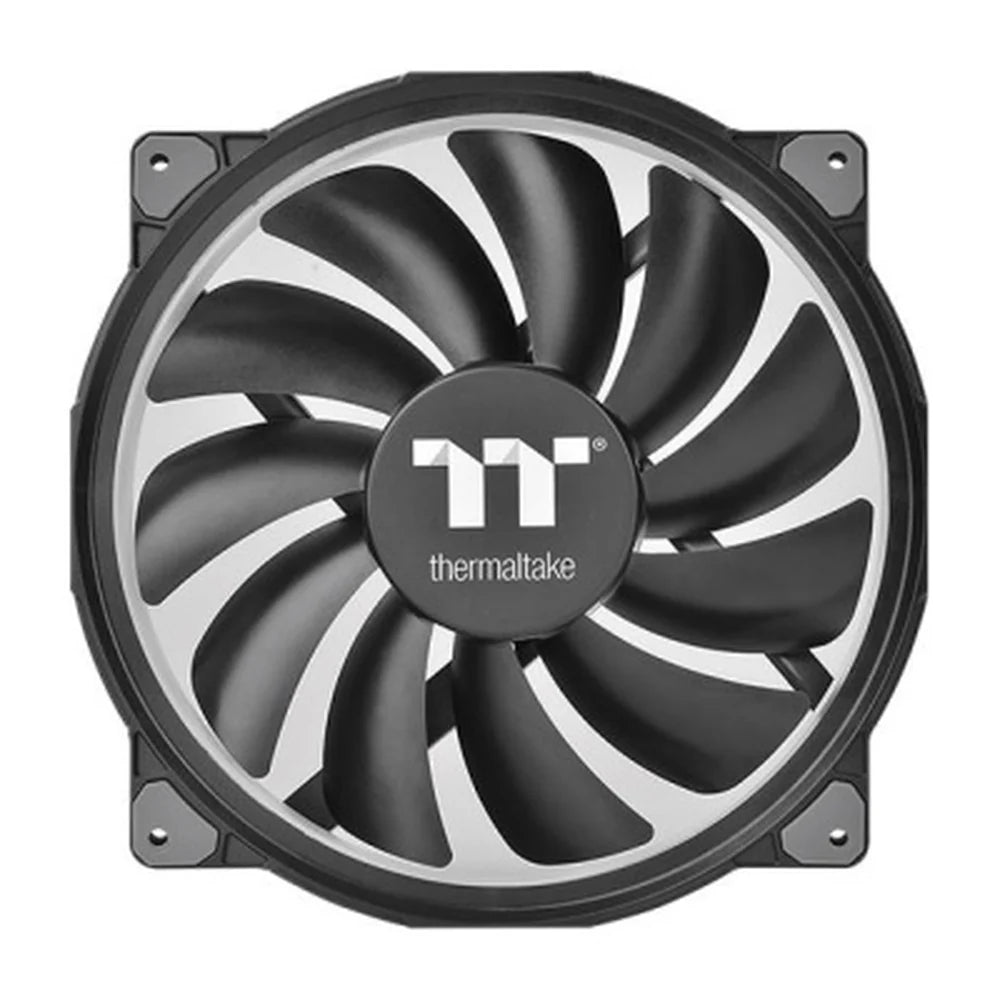 Thermaltake Riing Plus 20 RGB TT Premium Edition 200mm Case Fan, Hydraulic Bearing, 500-1000 RPM, ARGB Controller Included, Black, 1 Year Warranty | CL-F069-PL20SW-A