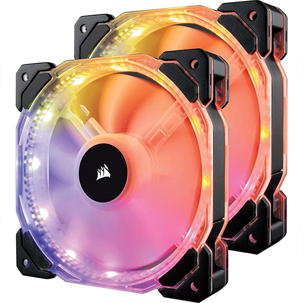 CORSAIR CASE FAN HD140 WITH CONTROLLER 140mm Twin Pack 1 Year Shop Warranty | CO-9050069-WW
