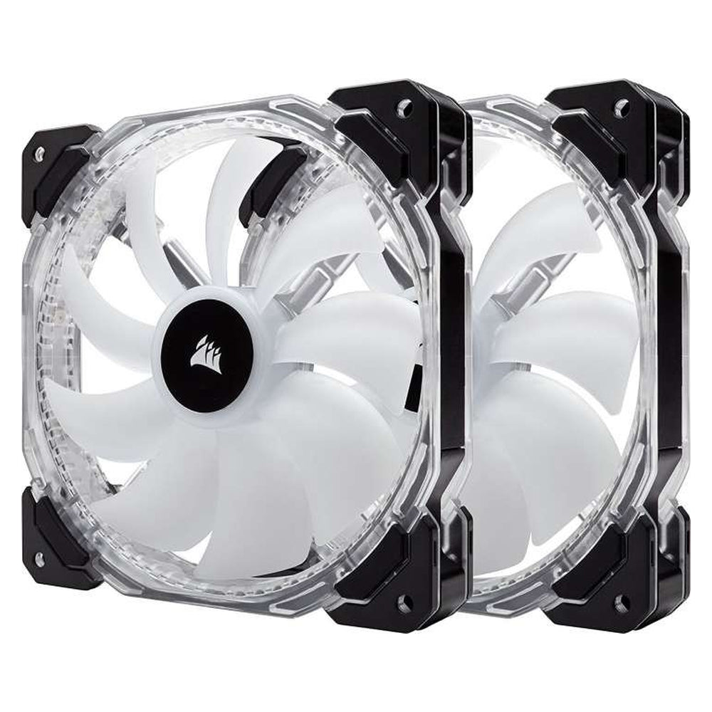 مروحة كورسير (CORSAIR) للكمبيوتر HD140 مع وحدة تحكم، حزمة مزدوجة 140 مم، ضمان لمدة سنة من المتجر | CO-9050069-WW