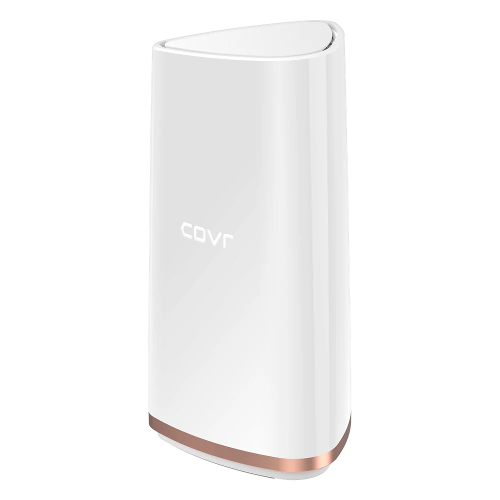 D-Link COVR-2202 Tri-Band Whole Home Mesh Wi-Fi System (2-Pack), Gigabit Ports, Up To 867 Mbps Speed, Embedded Omni-Directional Antennas, White, 1 Year Warranty | COVR-2202