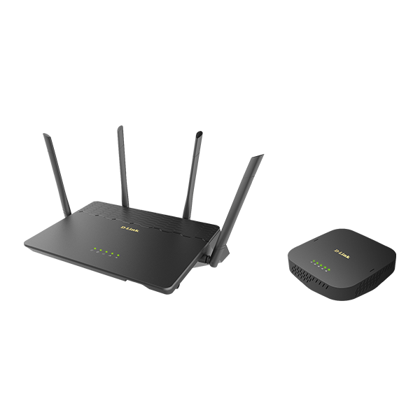 جهاز توجيه لاسلكي (راوتر واي فاي) وموسع شبكة سلس (مجموعة نظام كوف آر) AC3900 | D-Link COVR-3902