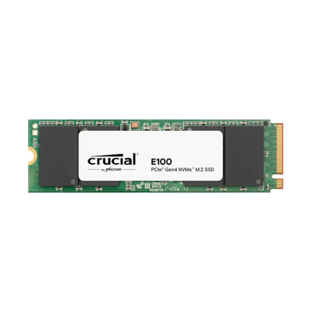 Crucial E100 1TB M.2 NVMe PCIe Gen4 SSD داخلي، ضمان سنة واحدة | CT1000E100SSD8