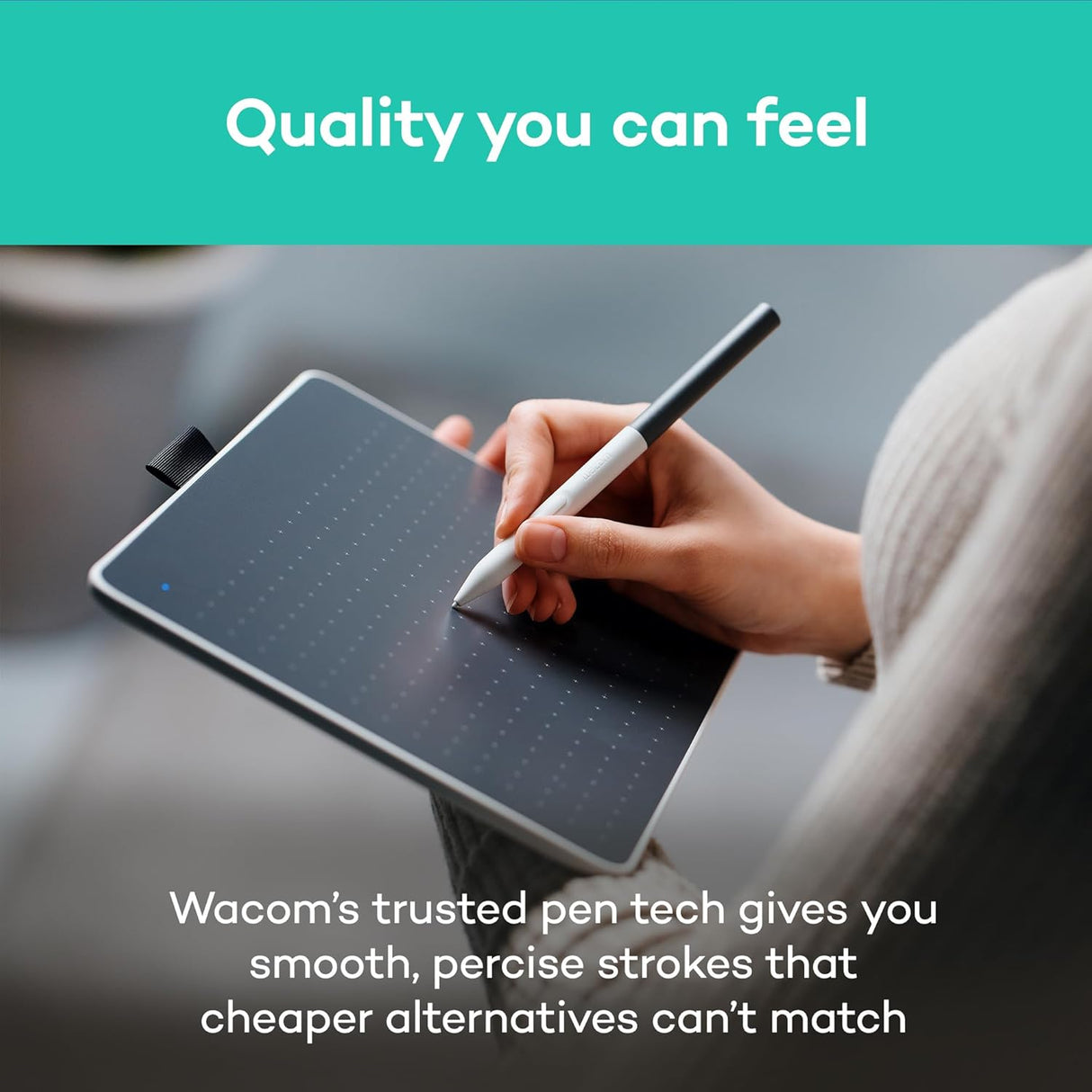 Wacom One Pen Tablet متوسط، ضمان سنة واحدة | CTC6110WLW1B