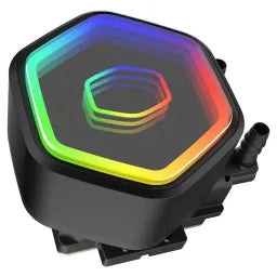 Cooler Master MasterLiquid Core II Series ARGB CPU Cooler, 240mm Radiator, Supports Intel, AMD Sockets, Rifle Bearing Fans, Black, 1 Year Warranty | MLW-D24M-A18PA-R1