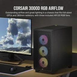 Cooler Master Elite 502 Mid Tower PC Casing، لوحة جانبية من الزجاج المقوى، Advanced Mesh Front Panel، يستوعب كرت شاشة حتى 410mm، USB 3.2 Gen 1، أبيض، ضمان سنة واحدة | E502-WGNN-S00