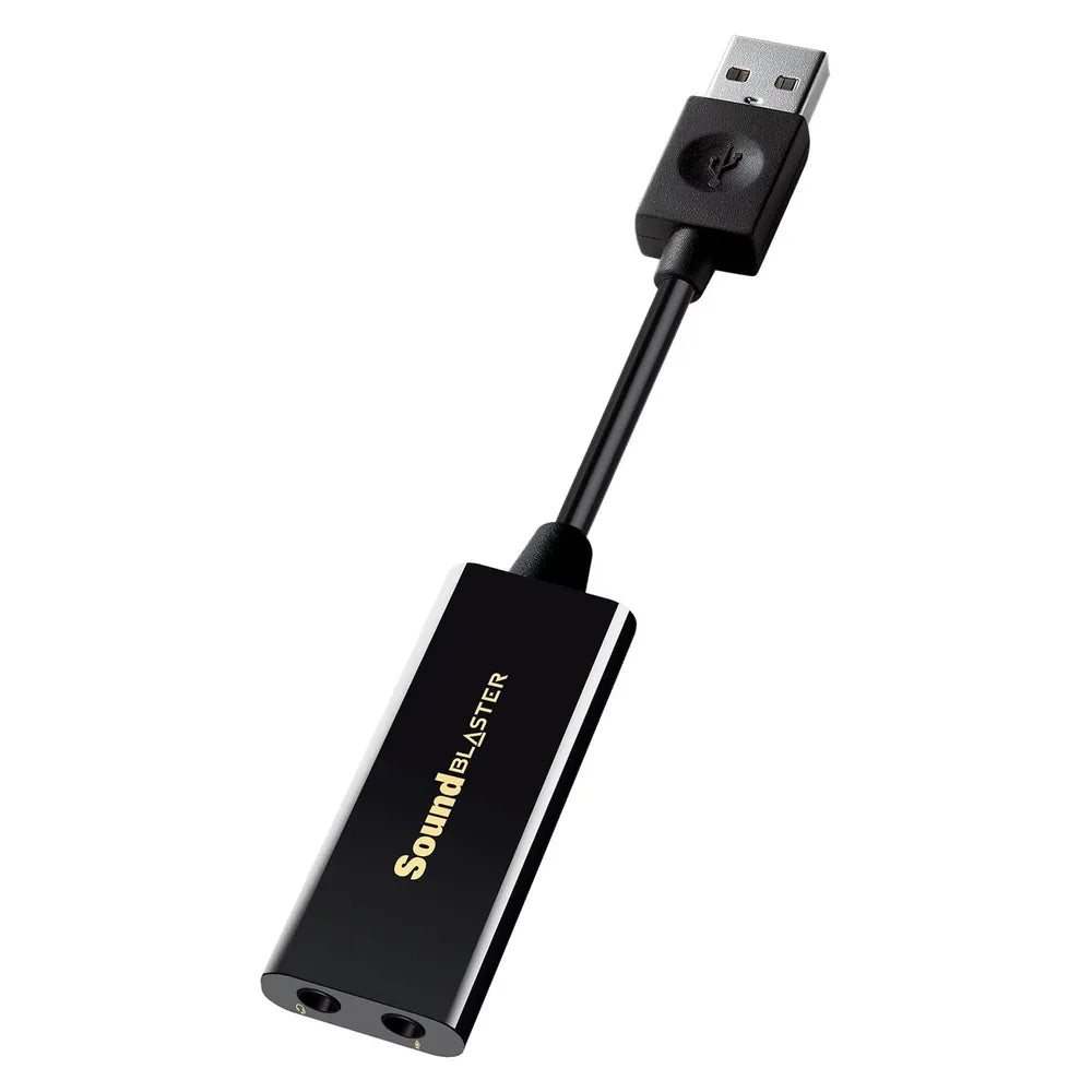Creative Sound Blaster PLAY! 3 USB DAC Amp External Sound Card, Studio-Grade Listening, SBX Pro Studio, USB-A, 1 Year Warranty | CL-USBPLAY3
