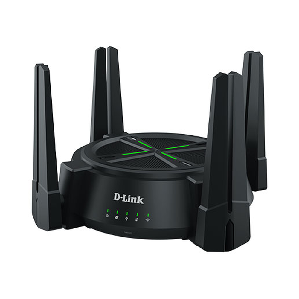 D-Link AX6000 Multi Gigabit Wi-Fi 6 Router, 5 GHz Up to 4804 Mbps, 2.4 GHz Up to 1148 Mbps, 8 x Internal Antennas, 1 x Main, 3 x Satellite Mesh System, Quad-Core CPUs, 1 Year Warranty | DIR-X6080Z