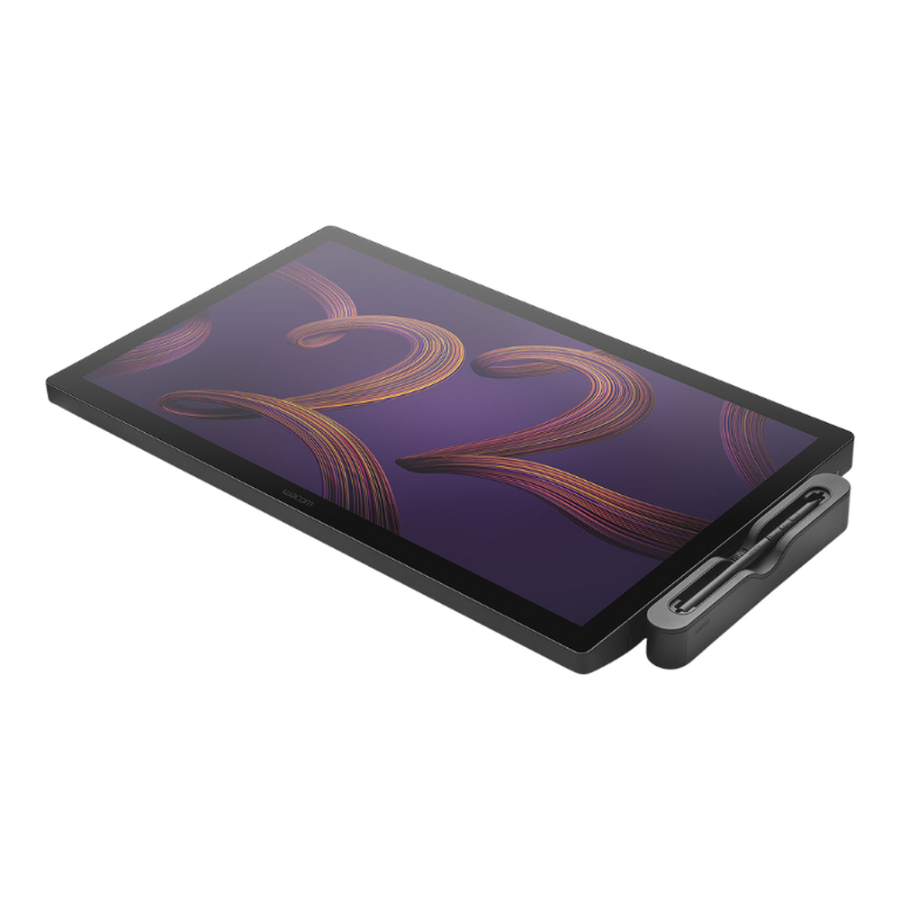 Wacom Cintiq Pro 22 DTH227 Pen Display, 4K (3840 x 2160) Resolution, 10-finger multi-touch, 120Hz Refresh Rate, 8ms Response Time, USB Type-C, 8192 Pen Pressure Levels, Includes Stand, 1 Year Warranty | DTH227K0B-ST