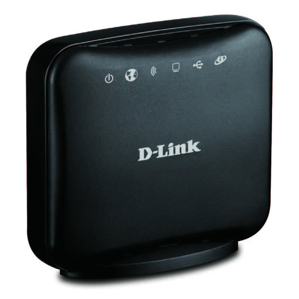 D-Link DWR-111 Wireless N150 3G LTE Broadband Router, Wi-Fi Fast Mobile Internet, Up To 150 Mbps Speeds, Black, 1 Year Warranty | DWR-111