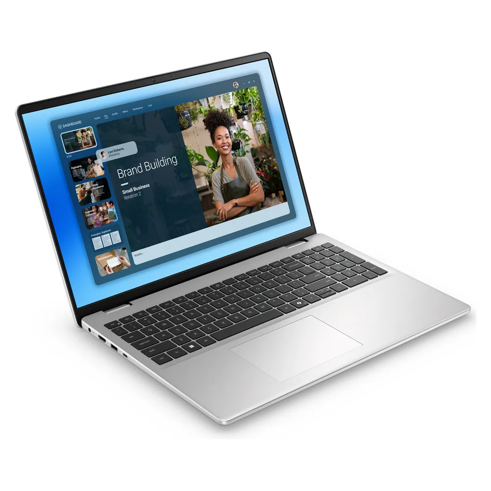 لابتوب Dell 16 DC16251، معالج Intel Core 5 120U، ذاكرة وصول عشوائي 8 جيجابايت، قرص صلب 512 جيجابايت SSD، شاشة 16 بوصة FHD، ويندوز 11 هوم، لوحة مفاتيح بإضاءة خلفية إنجليزية وعربية، ضمان سنة واحدة | D-16-8-512-WH