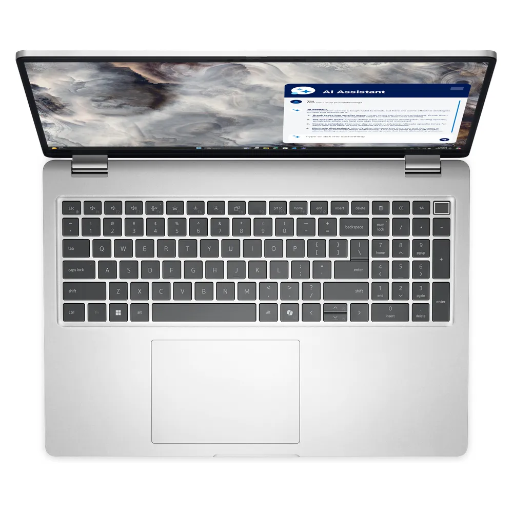 Dell Pro 16 Plus PB16250 Laptop, Intel Core Ultra 7 255U Processor, 16GB RAM, 1TB SSD, 16" FHD+ Display, Windows 11 Pro, English & Arabic Backlit Keyboard, 3 Year Warranty | D-PB16250-U7-16-1-W11-ARB