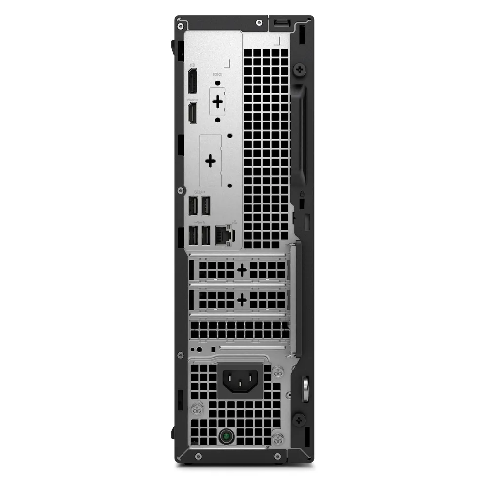 كمبيوتر مكتبي ديل برو سليم SFF QCS1250، بمعالج انتل كور i7-14700، ذاكرة وصول عشوائي (RAM) سعة 16 جيجابايت DDR5، قرص صلب (SSD) سعة 512 جيجابايت، مزود طاقة 180 واط برونزي، نظام تشغيل DOS، لون أسود، ضمان 3 سنوات | D-Pro-Slim-i7-D