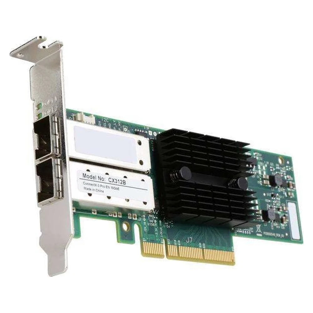 Synology E10G17-F2 Dual Port 10 GBE SFP+ Adapter, PCIe 3.0/2.0, 8/4-Lane Auto-Negotiation, High Performance, Supports DSM 6.0.2+, Full-Duplex mode, 1 Year Warranty | E10G17-F2