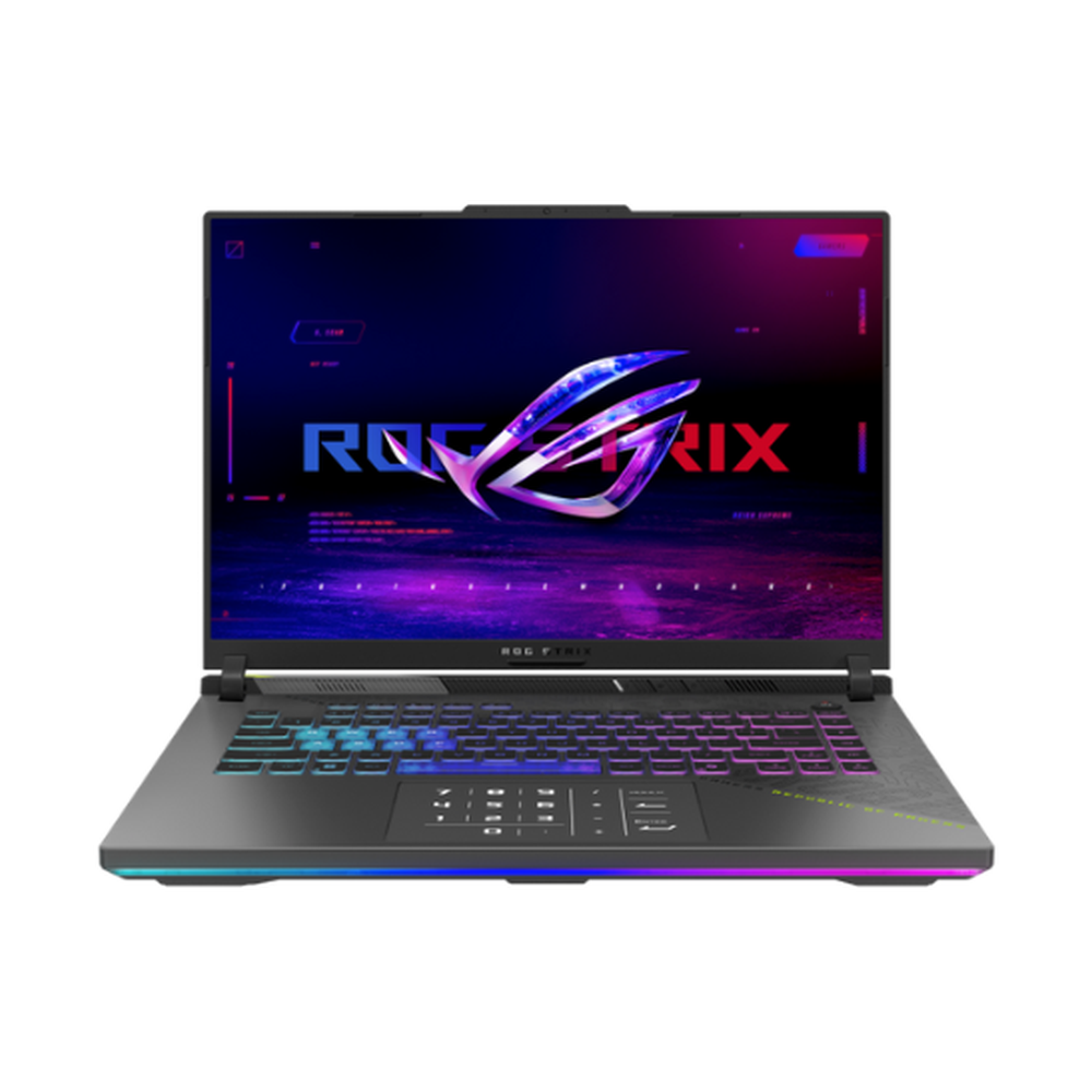 Asus ROG Strix G16 Gaming Laptop, AMD Ryzen 9 9955HX3D Processor, 32GB DDR5 RAM, 1TB SSD, NVIDIA GeForce RTX 5070 Ti 12GB GDDR7, Windows 11 Home, Wi-Fi 6E, Bluetooth v5.3, English & Arabic Backlit Keyboard, 1 Year Warranty | G614FR-G32X3D
