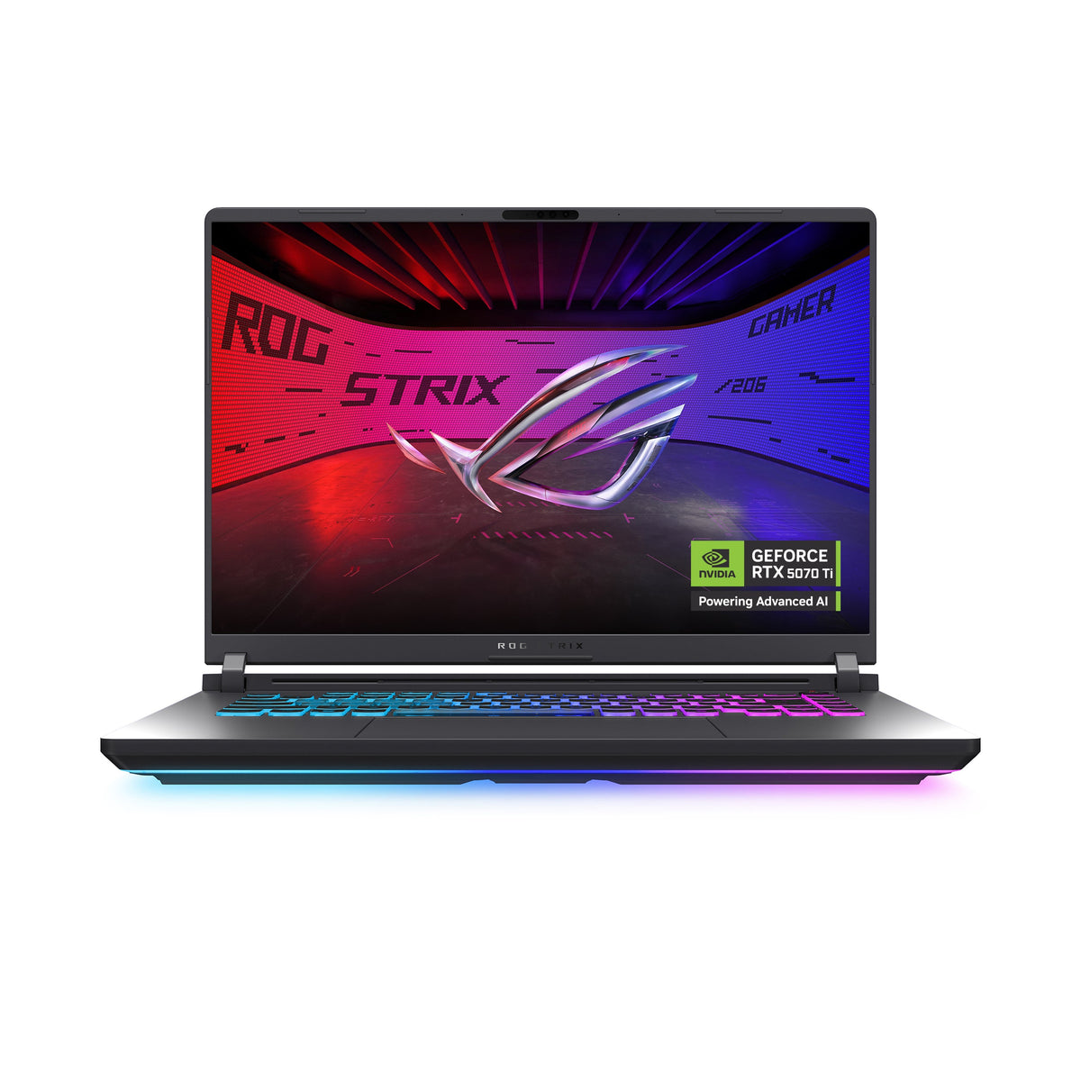 لابتوب الألعاب اسوس روج ستريكس G16 G615LR، معالج انتل كور الترا 7 255HX، 32 جيجابايت رام، 1 تيرابايت اس اس دي، 12 جيجابايت انفيديا RTX 5070Ti، شاشة 16 بوصة FHD+ 165Hz، ويندوز 11 هوم، كيبورد إنجليزي، ضمان سنة | G615LR-RV052W