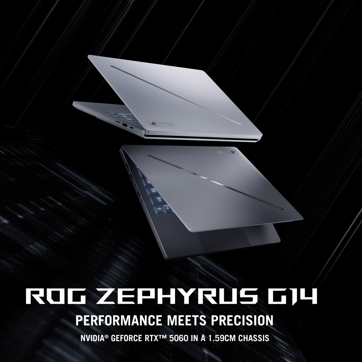 Asus ROG Zephyrus G14 Gaming Laptop, AMD Ryzen AI 9 465 Processor, 32GB RAM, 1TB SSD, 8GB RTX 5060 Graphics, 14" 3K OLED 120Hz Display, Windows 11 Home, Backlit RGB English & Arabic Keyboard, 1 Year Warranty | GA403GM-SY006W