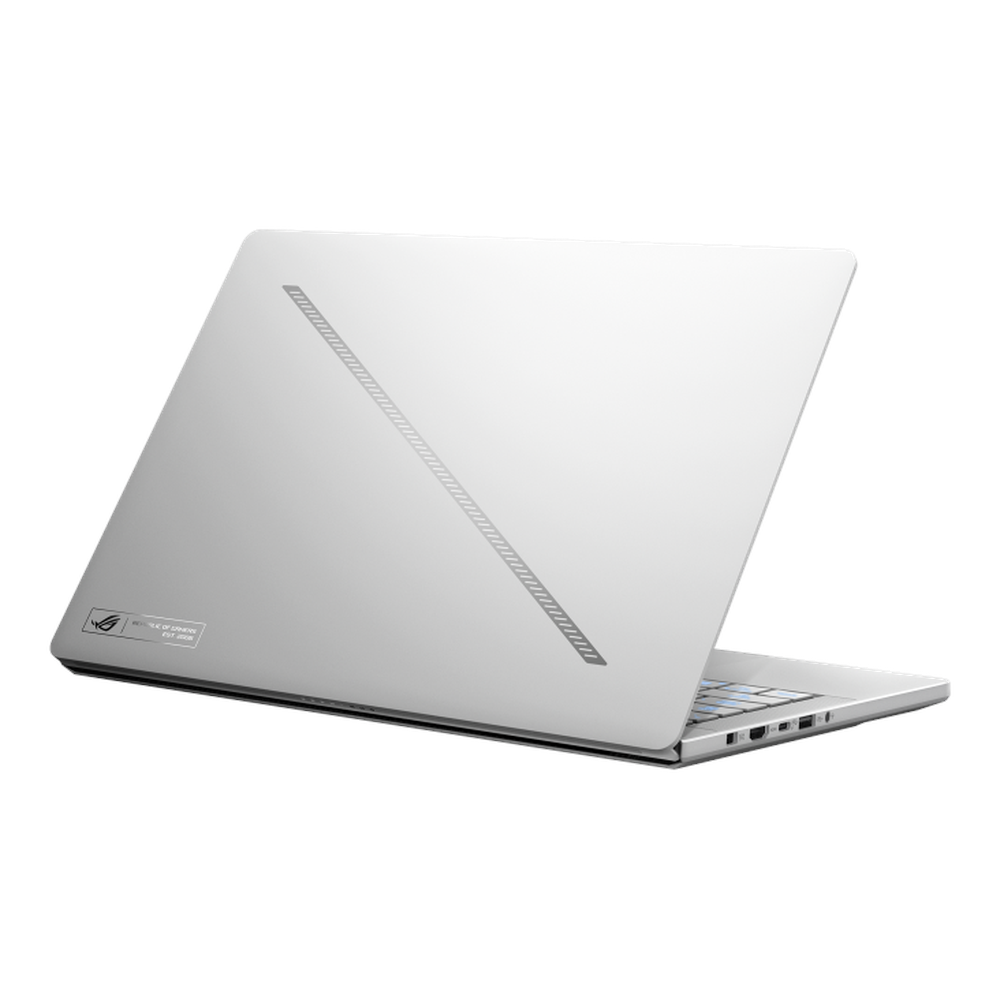 Asus ROG Zephyrus G14 AMD Ryzen AI 9 HX 370 Processor, 32 GB RAM, 1TB SSD, 8 GB NVIDIA RTX 5060, 14" 3K (2880 x 1800) OLED,Display, Windows 11 Home, English & Arabic Keyboard, Platinum White, 1 Year Warranty | GA403WM-AI-OLED-321W