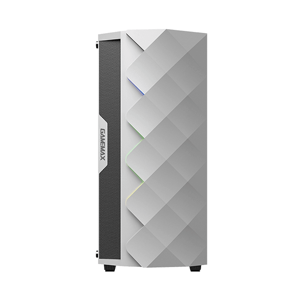 كيس كمبيوتر ATX GAMEMAX DIAMOND WHITE
