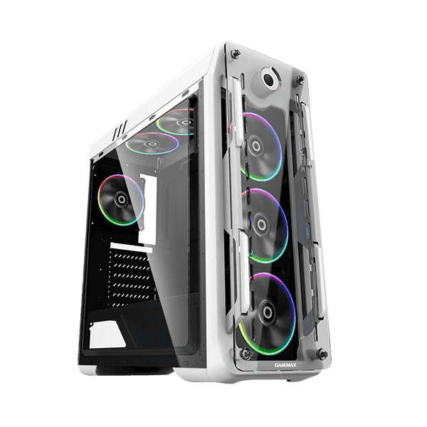 كيس كمبيوتر ATX GAMEMAX G510 OPTICAL WHITE