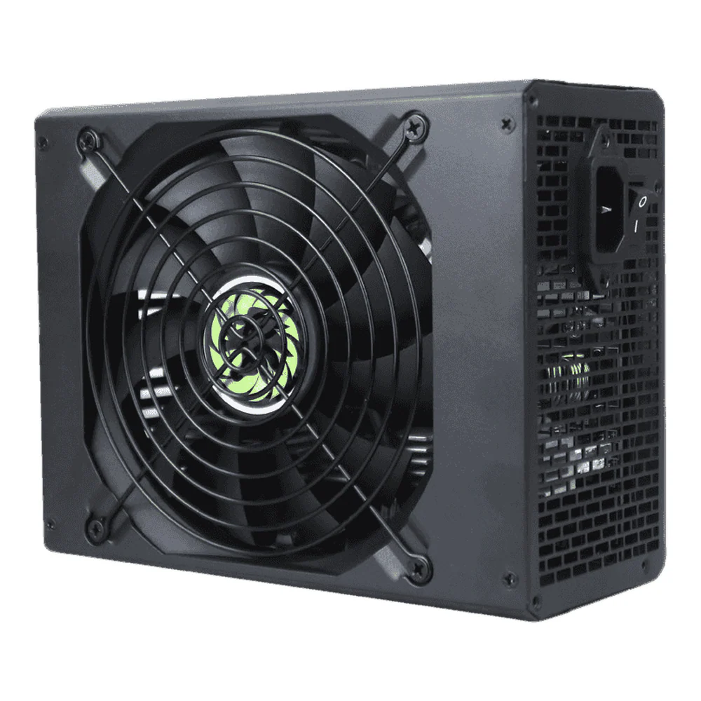 GameMax GM1350 Mining 80 Plus Gold Power Supply, 1350W, ATX, 140mm Fan, Double Forward Technology, Black, 1 Year Warranty | GM-GM1350-MINING