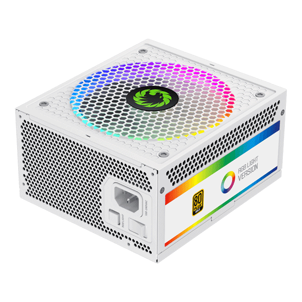 POWER SUPPLY1050W GAMEMAX R GB1050 PRO ATX3.0، PCIe 5 WHITE | GM-R GB1050-WT
