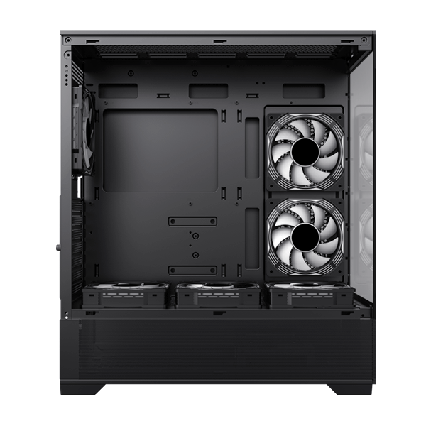 مروحة ATX CASE GAMEMAX VISTA AB BLACK WITH 6 | GM-VISTA-AB-BLK