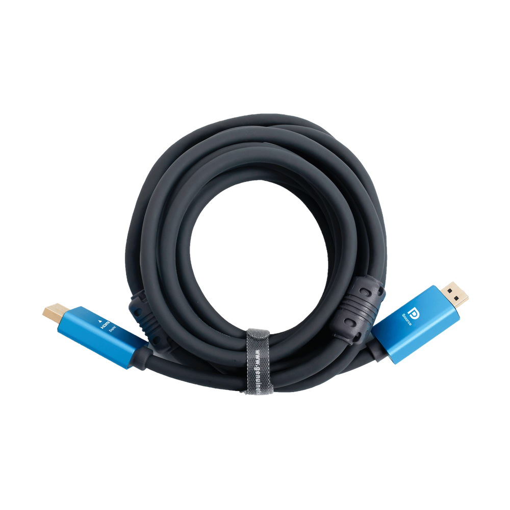 كابل أصلي من DisplayPort إلى HDMI، إصدار 1.1، يدعم 1080p، طول الكابل 5 متر، ضمان سنة واحدة | GN-DPHD5M