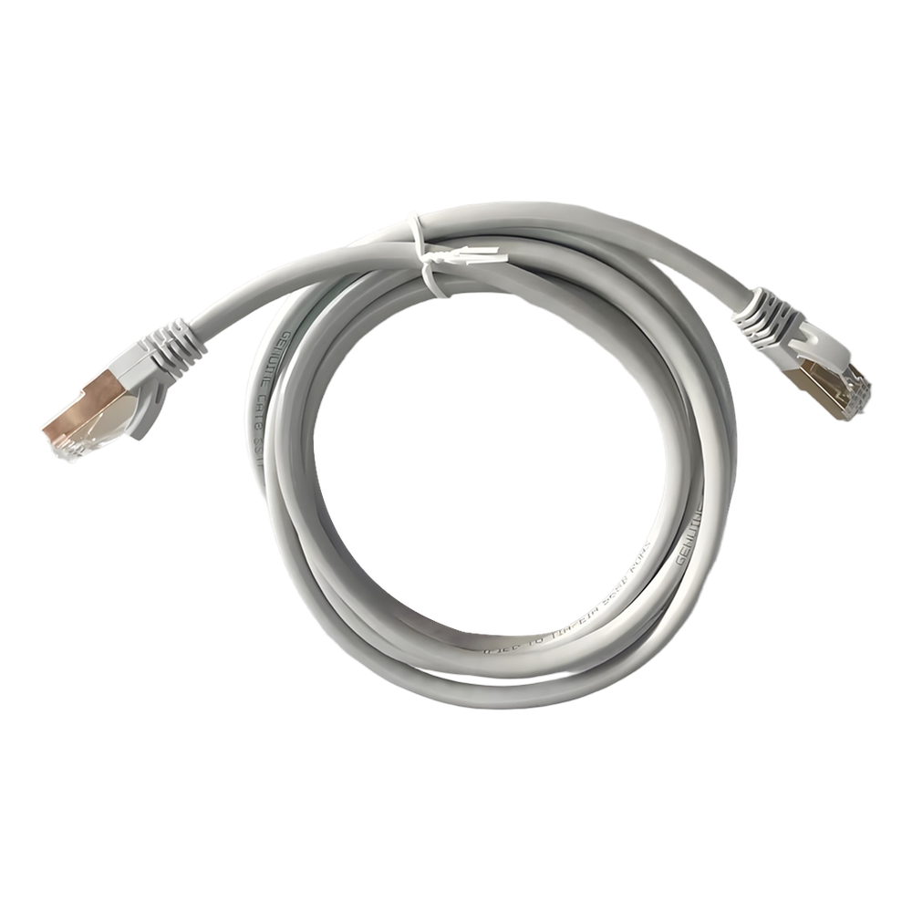 كابل CAT7 أصلي S/FTP، بطول 3 متر، نحاس مجرد 23AWG، غلاف PVC، رمادي، علبة تعبئة، ضمان سنة واحدة | GNPC-C7SFTPGRY-3