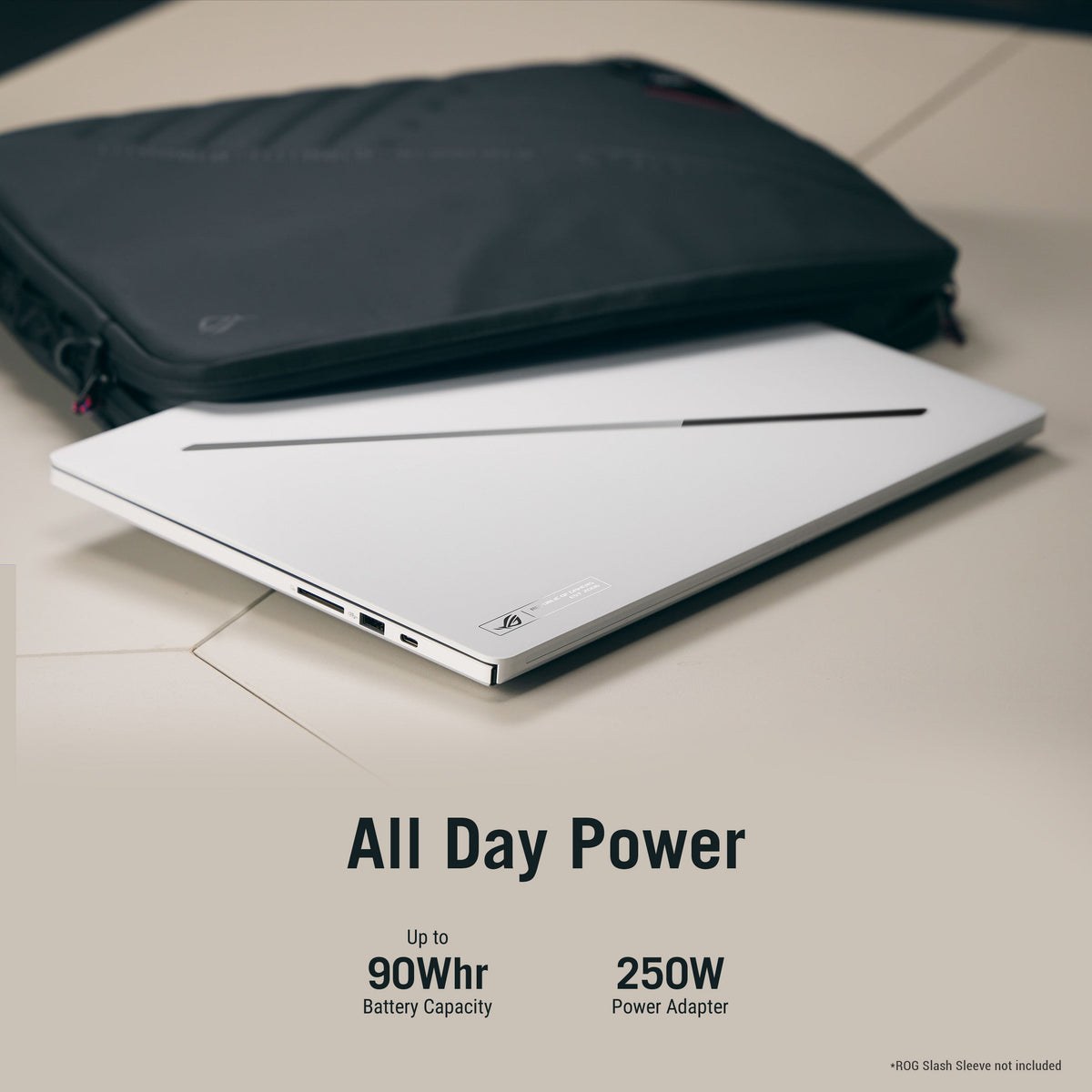 Asus ROG Zephyrus G16 Gaming Laptop, Intel Core Ultra 9 386H Processor, 64GB RAM, 1TB SSD, 12GB RTX 5070 Ti Graphics, 16" 2.5K WQXGA OLED 240Hz Display, Windows 11 Home, Backlit RGB English & Arabic Keyboard, 1 Year Warranty | GU606AR-TB108W