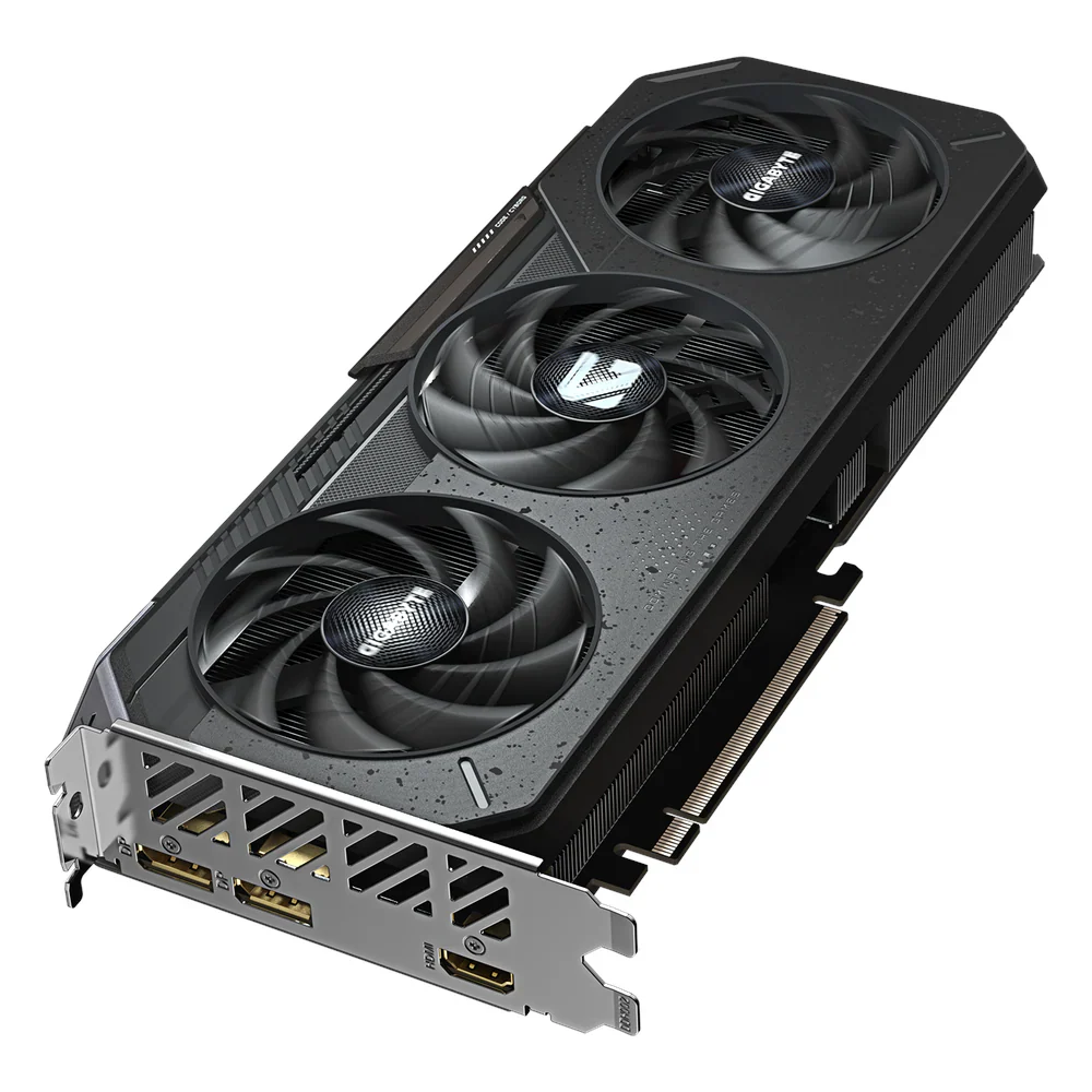 Gigabyte AMD Radeon RX 9060 XT GAMING OC Graphics Card, GDDR6 16GB 128-bit Memory, DisplayPort 2.1a & HDMI 2.1b, PCI Express 5.0, Up to 3320 MHz Boost Clock, 20 Gbps Memory Clock, WINDFORCE Cooling System, 1 Year Warranty | GV-R9060XTGAMING-OC-1