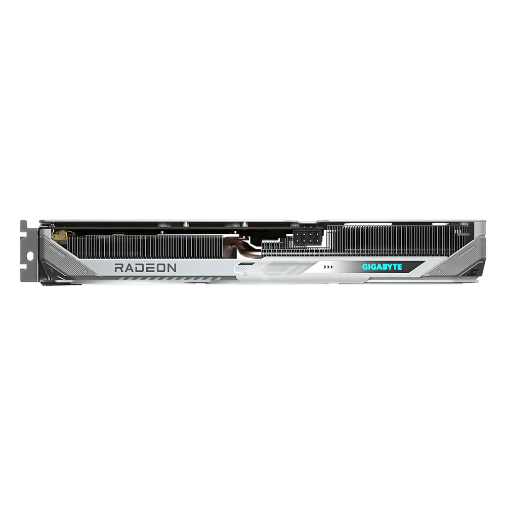 Gigabyte AMD Radeon RX 9060 XT GAMING OC ICE Graphics Card, GDDR6 16GB 128-bit Memory, DisplayPort 2.1a & HDMI 2.1b, PCI Express 5.0, Up to 3320 MHz Boost Clock, 20 Gbps Memory Clock, WINDFORCE Cooling System, White, 1 Year Warranty | GV-906XGAMING-OC-ICE