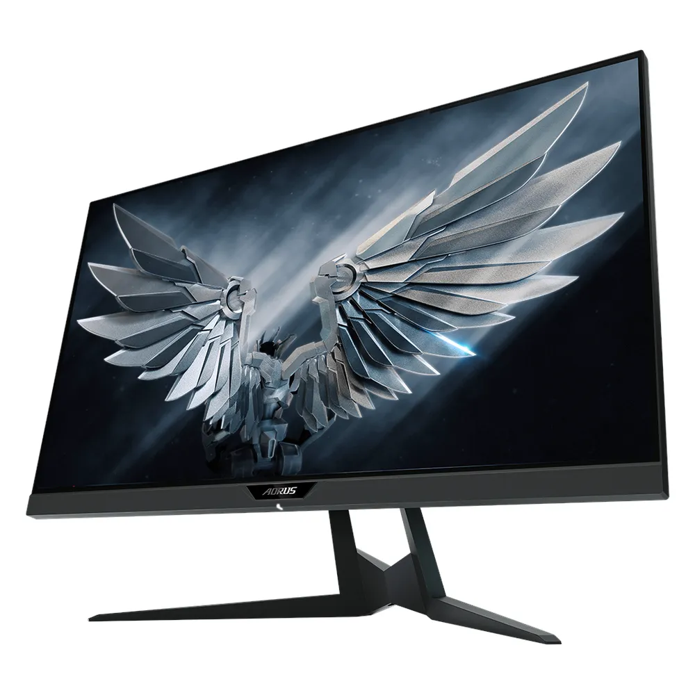 شاشة الألعاب جيجابايت اوروس FI27Q-P، مقاس 27 بوصة، دقة 2K (2560 × 1440)، 165 هرتز، مضادة للتوهج، زمن استجابة 1 مللي ثانية (MPRT)، HDMI، منفذ عرض (DP)، حامل قابل للتعديل بالكامل، لون أسود، ضمان سنة واحدة | FI27Q-P