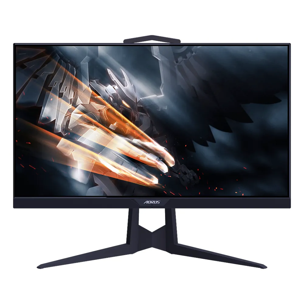 شاشة الألعاب جيجابايت أورس KD25F، دقة FHD (1920 × 1080) مقاس 24 بوصة، 240 هرتز، مضادة للتوهج، زمن استجابة 0.5 مللي ثانية (MPRT)، HDMI، DP، حامل قابل للتعديل بالكامل، أسود، ضمان لمدة سنة واحدة | KD25F