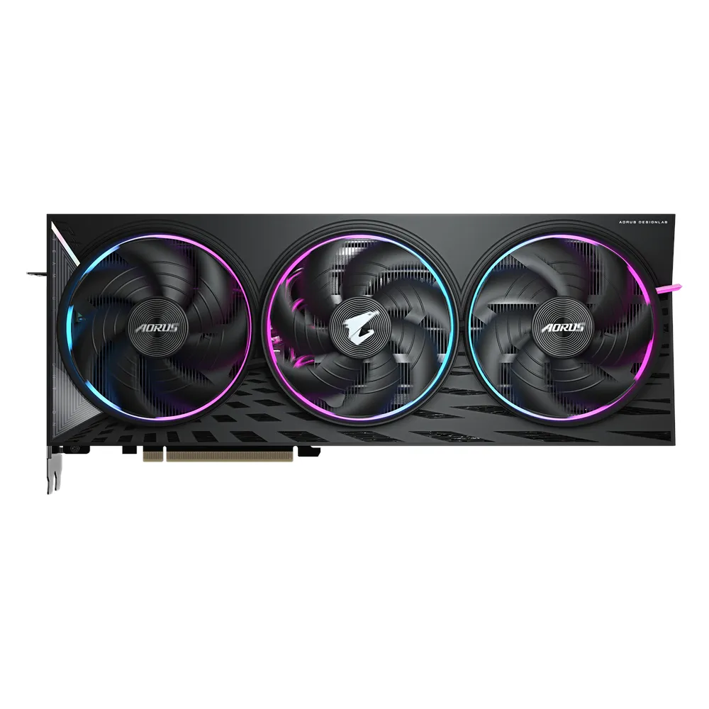 كرت شاشة Gigabyte AORUS ELITE AMD Radeon RX 9070 XT، ذاكرة GDDR6 16GB 256-bit، مخارج HDMI 2.1b & DP 2.1a، PCI Express 5.0، 3100 MHz Boost Clock، تردد ذاكرة 20 Gbps، نظام تبريد Triple Fan Windforce، BIOS مزدوج، إضاءة RGB محيطية، ضمان سنة واحدة