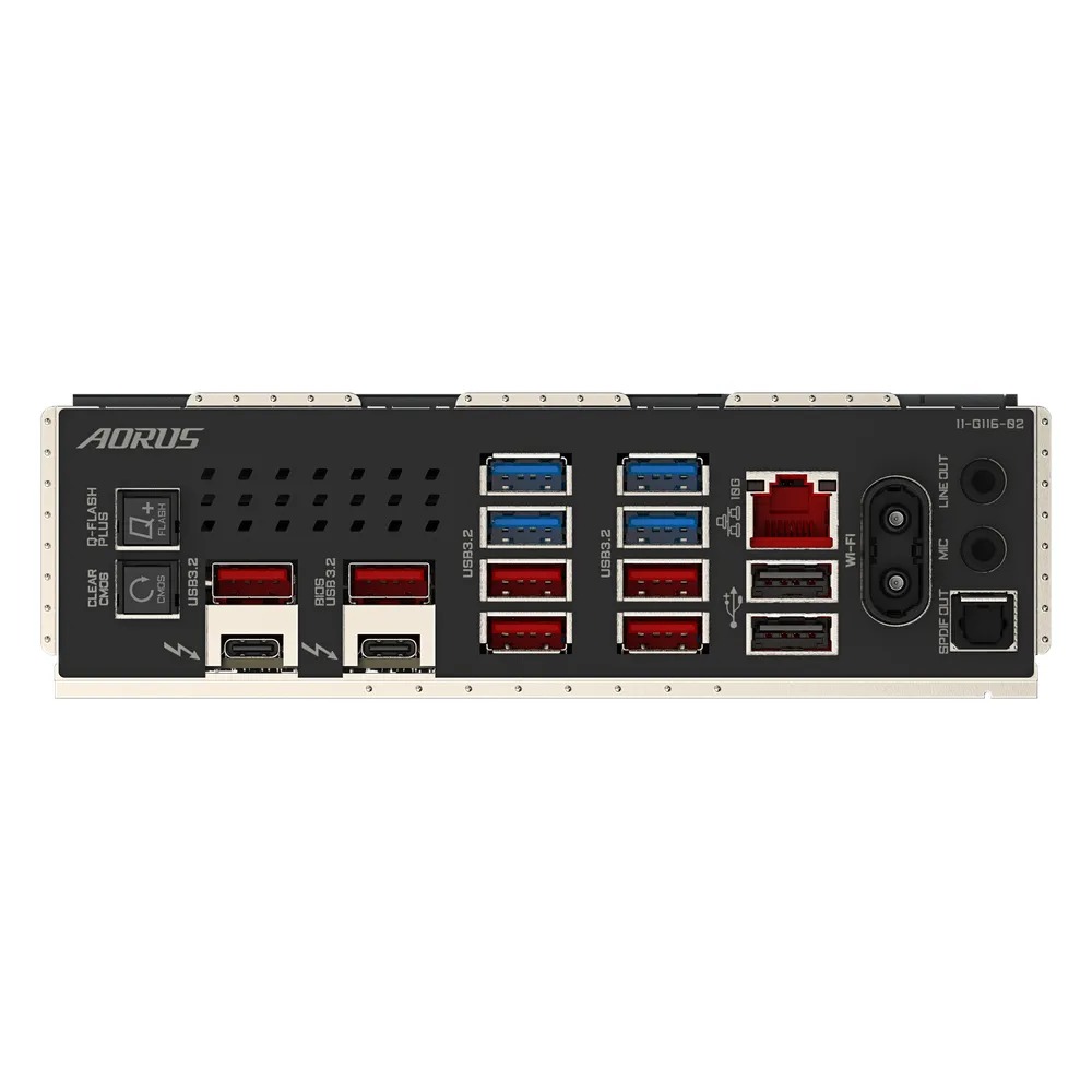 Gigabyte Z890 AORUS MASTER Motherboard, LGA1851 Socket, ATX Form Factor, DDR5 Ram, PCIe 5.0, Wi-Fi 7, Bluetooth v5.4, Dual Thunderbolt 4, Marvell 10Gb Ethernet, 1 Year Warranty | Z890-AORUS-MASTER