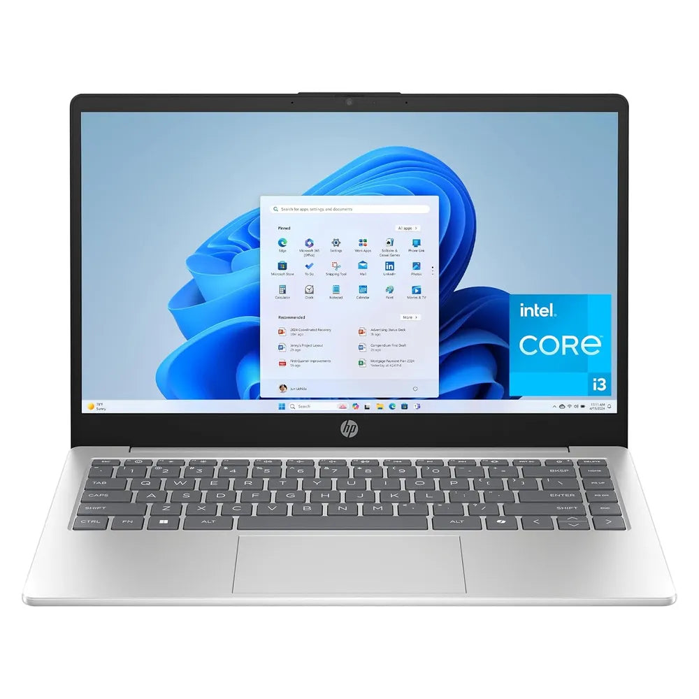 لابتوب HP 14-EP0299NR للاستخدام الشخصي، معالج Intel Core i3-N305، ذاكرة RAM سعة 8 جيجابايت، قرص تخزين SSD سعة 256 جيجابايت، شاشة HD مقاس 14 بوصة، نظام تشغيل Windows 11 Home، لوحة مفاتيح باللغتين العربية والإنجليزية، ضمان لمدة عام واحد | BL9T2UA